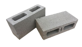 Hollow concrete blocks