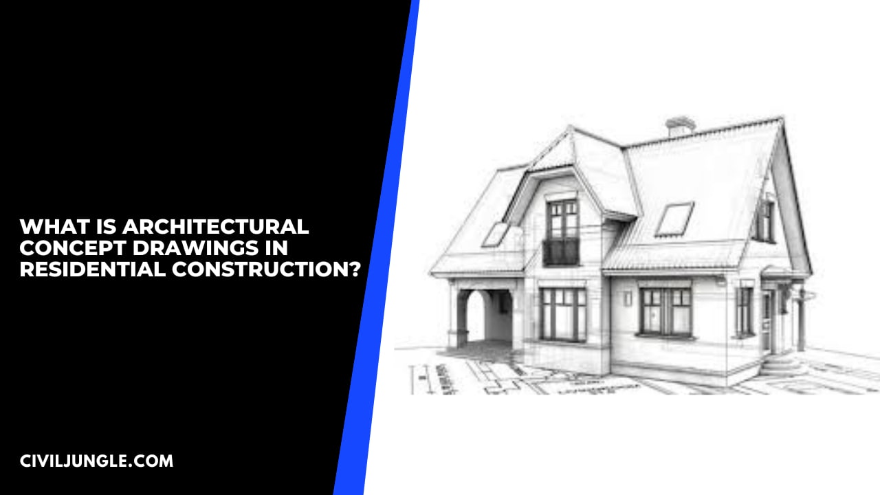 Architectural Concept Drawing in Residential Construction