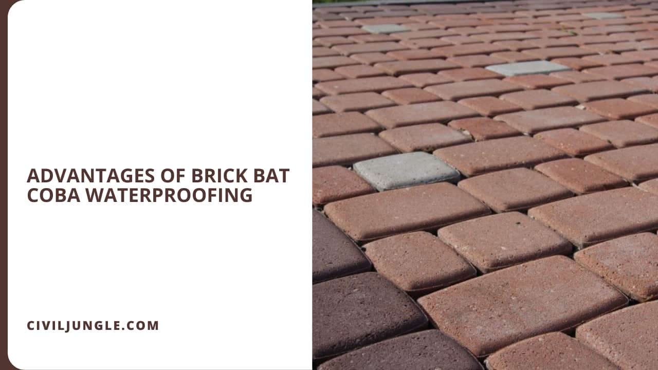 Advantages of Brick Bat Coba Waterproofing
