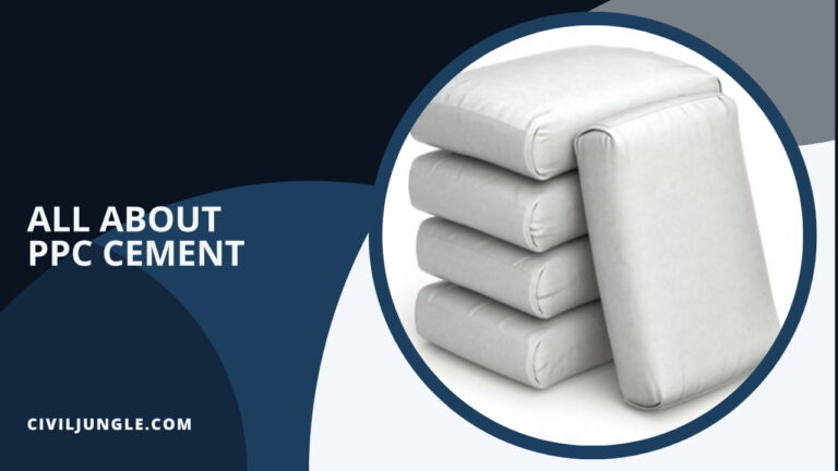 What Is PPC Cement | Uses of Portland Pozzolana Cement | Types of Pozzolana Materials | Properties of Portland Pozzolana Cement | Advantages & Disadvantages of Portland Pozzolana Cement