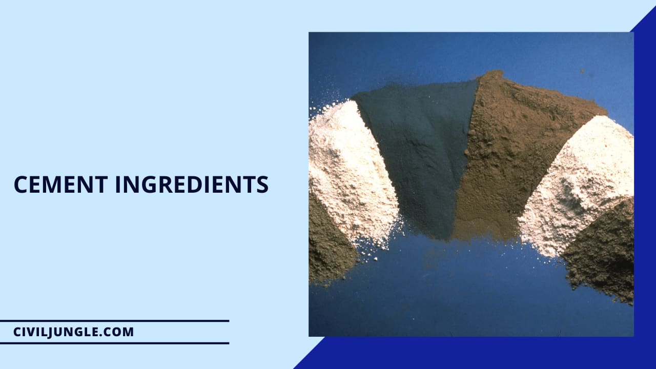 Cement Ingredients