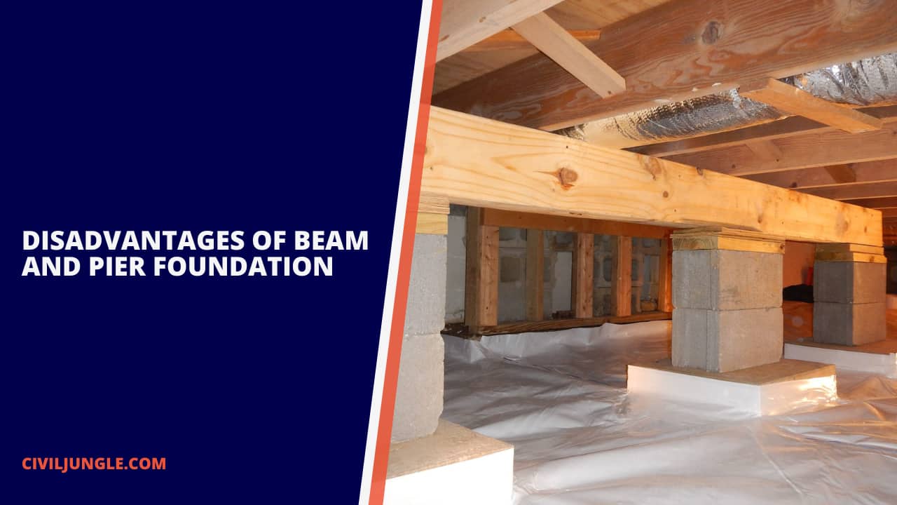 Disadvantages of Beam and Pier Foundation