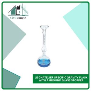 Le Chatelier Specific Gravity Flask with a Ground Glass Stopper