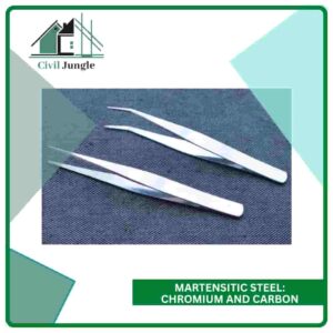 Martensitic Steel: Chromium and carbon