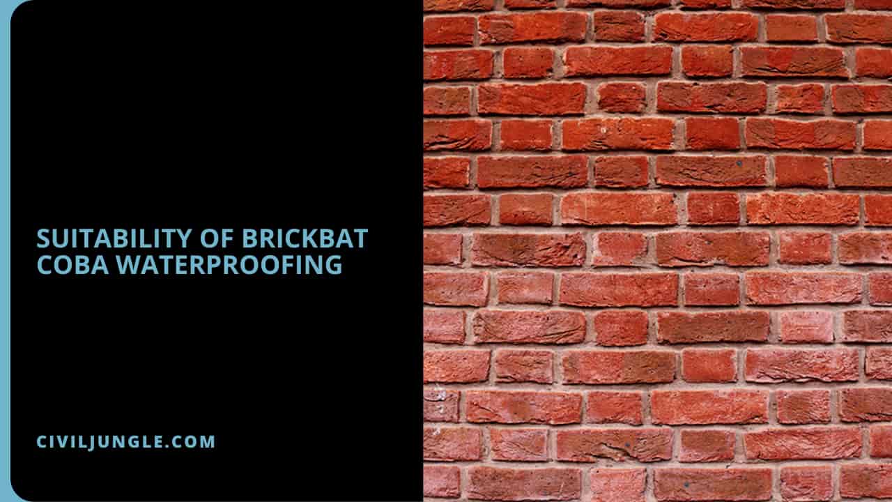 Suitability of Brickbat Coba Waterproofing