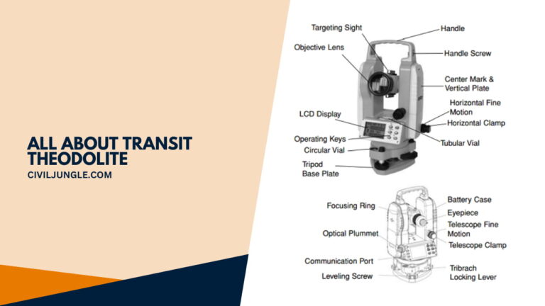 What Is Transit Theodolite | 24 Different Types of Theodolite Parts