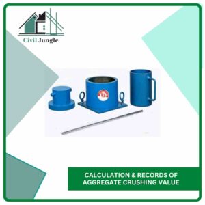 Calculation & Records of Aggregate Crushing Value