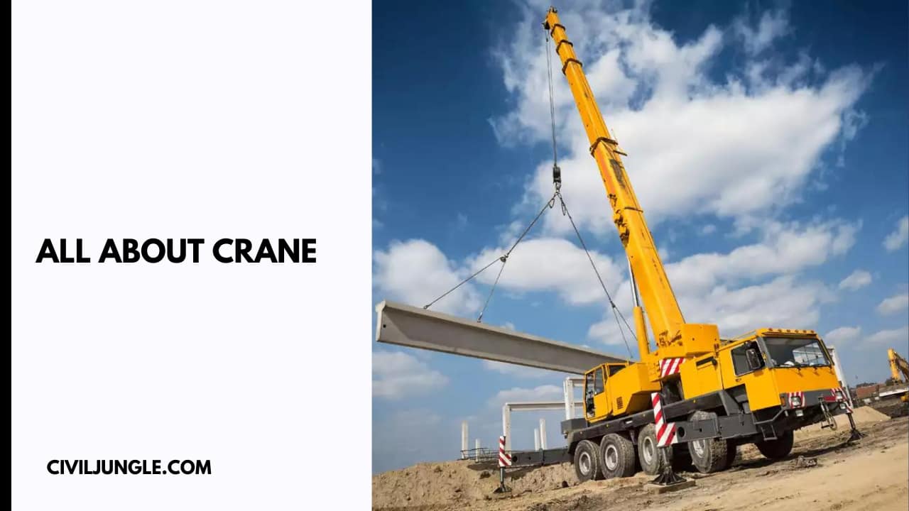The Parts of a Crane and Their Purpose