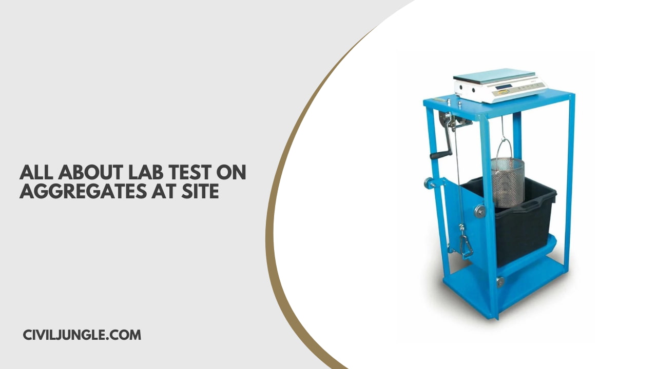 all about Lab Test on Aggregates at Site