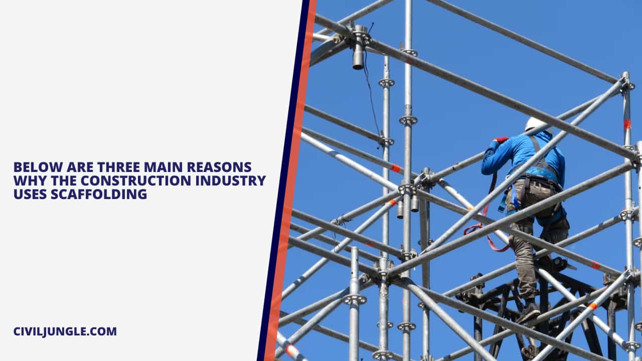 Below Are Three Main Reasons Why the Construction Industry Uses Scaffolding