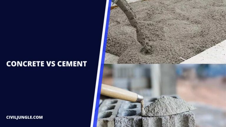 Concrete Vs Cement | What Is Cement | What Is Concrete