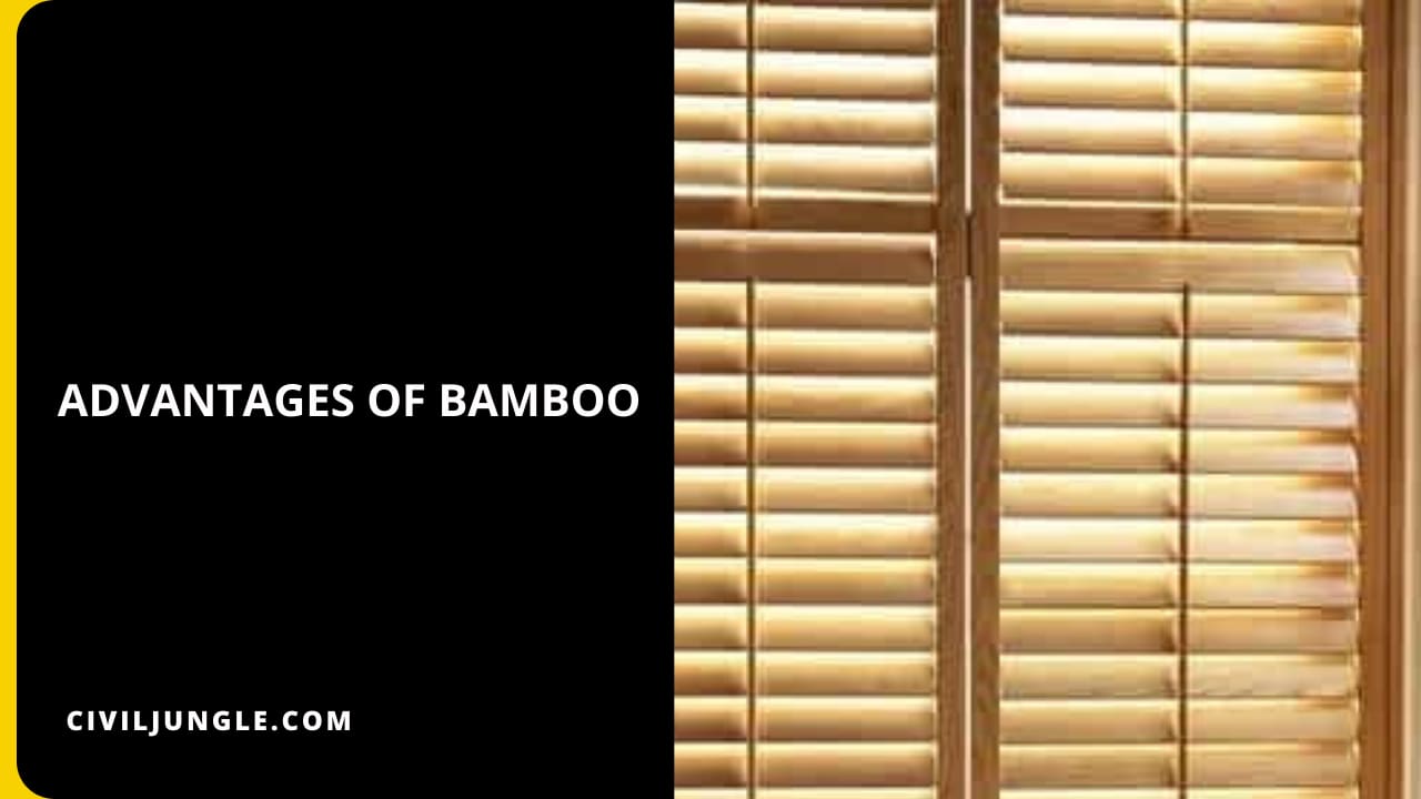 Advantages of Bamboo
