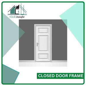 Closed Door Frame