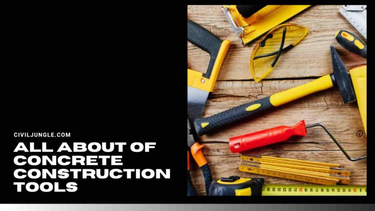 Concrete Construction Tools for Construction Sites