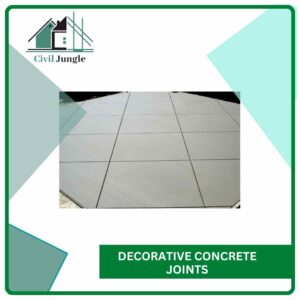 Decorative Concrete Joints