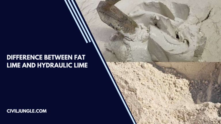 Difference Between Fat Lime and Hydraulic Lime | What Is Fat Lime | What Is Hydraulic Lime