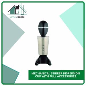 Mechanical stirrer dispersion cup with full accessories