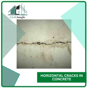 Horizontal Cracks in Concrete