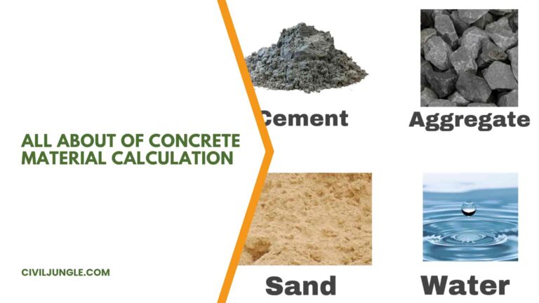 Concrete Material Calculation / Concrete Quantity