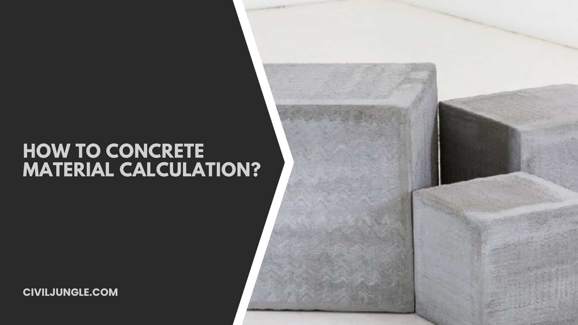 How to Concrete Material Calculation?