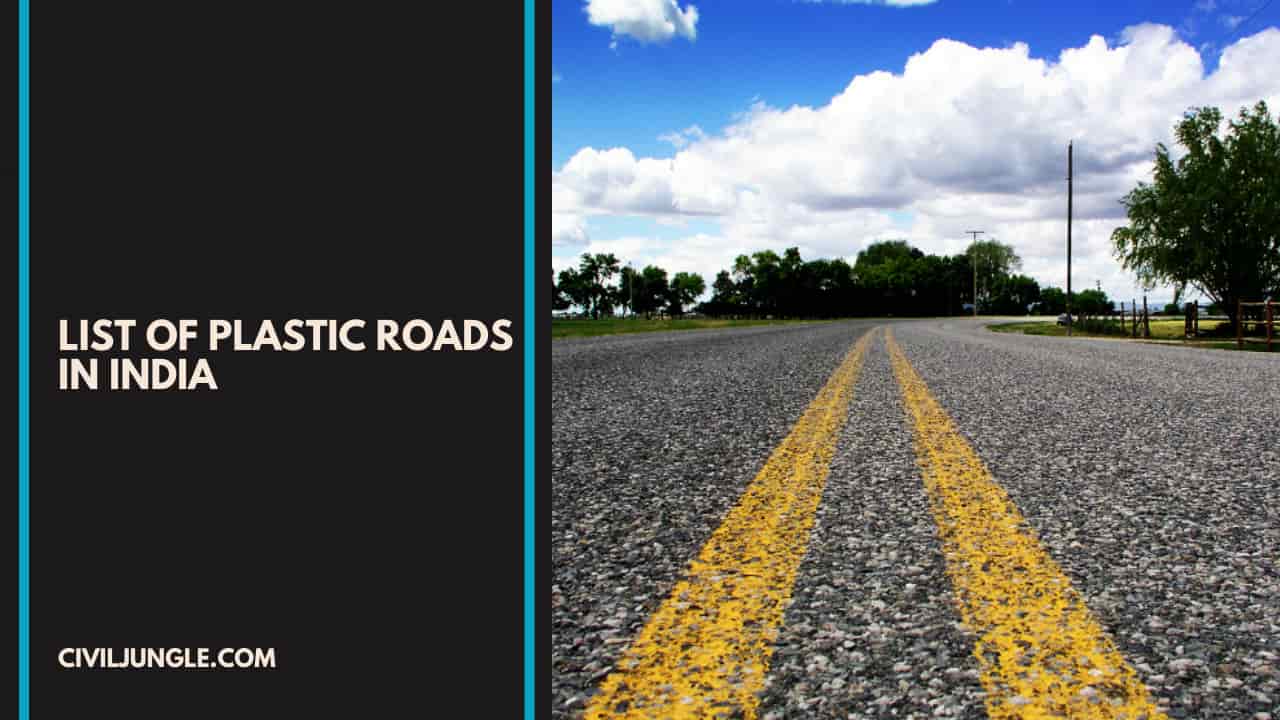 List of Plastic Roads in India