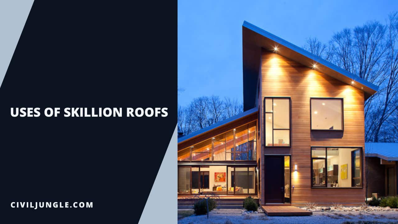 Uses of Skillion Roofs