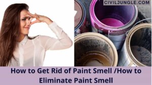 How to Get Rid of Paint Smell /How to Eliminate Paint Smell