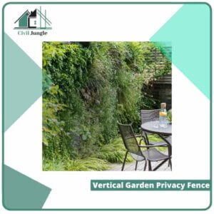 Vertical Garden Privacy Fence