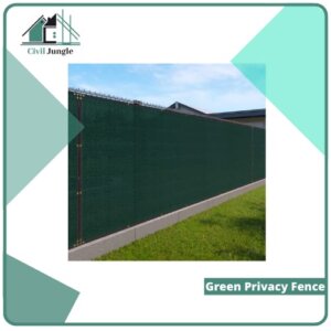 Green Privacy Fence
