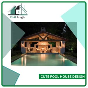 Cute Pool House Design