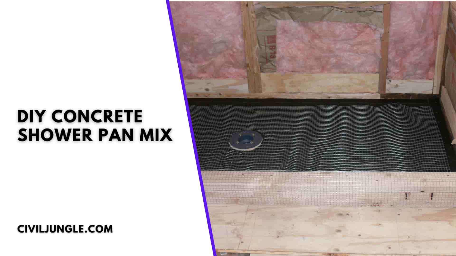 DIY Concrete Shower Pan Mix