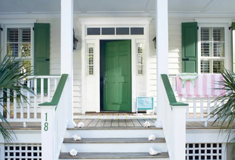 Green Color Schemes for Exterior House