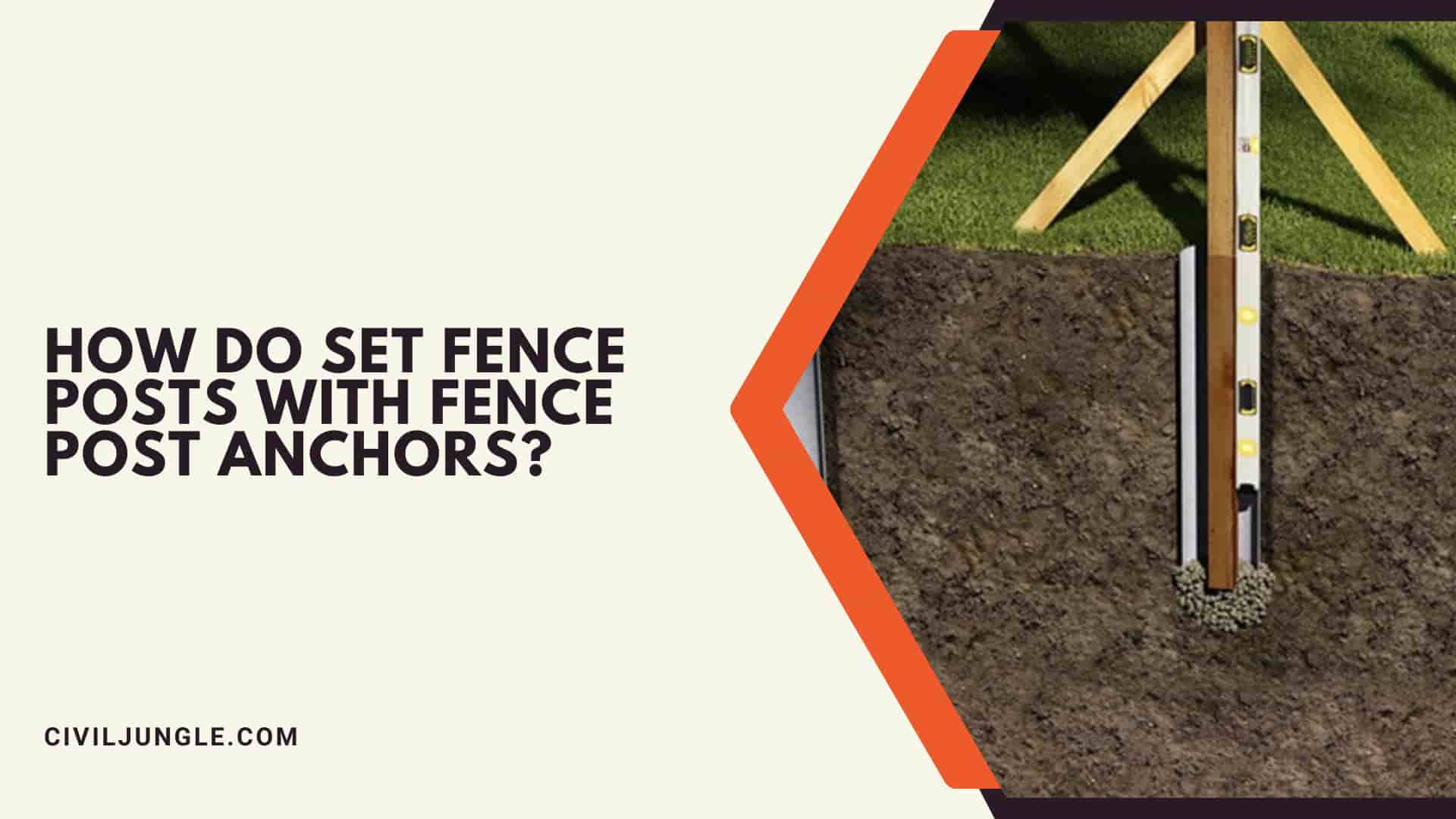 How do Set Fence Posts with Fence Post Anchors?