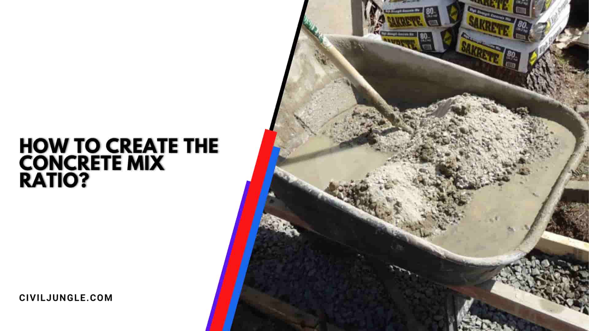 How To Create The Concrete Mix Ratio?