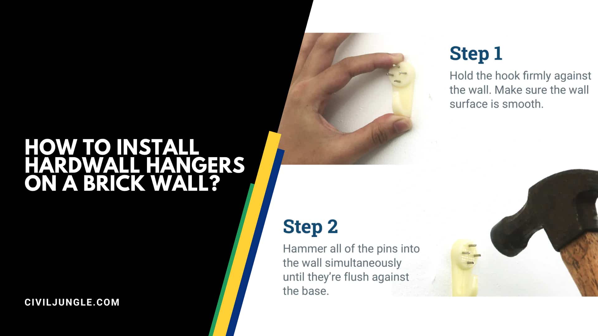 How to Install Hardwall Hangers on a Brick Wall?