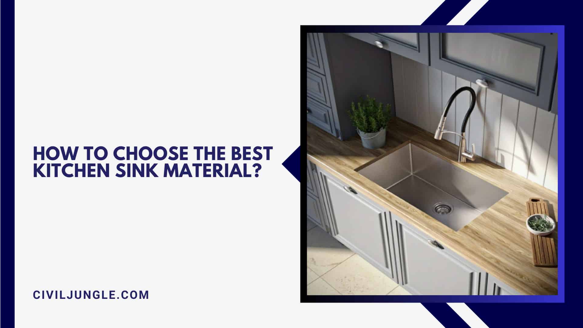 How to Choose the Best Kitchen Sink Material?