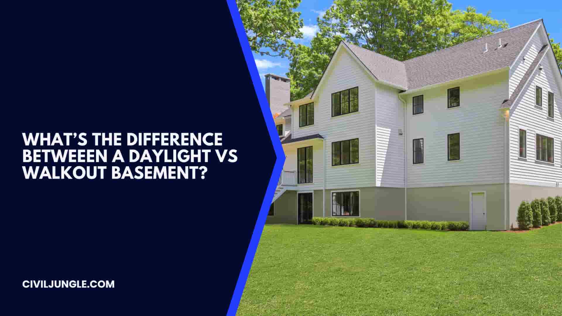 What’s the Difference Betweeen a Daylight Vs Walkout Basement?