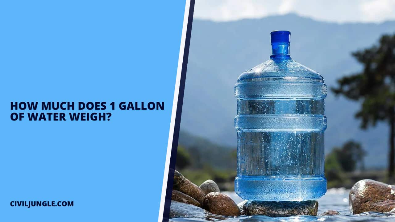 How Much Does 1 Gallon of Water Weigh?