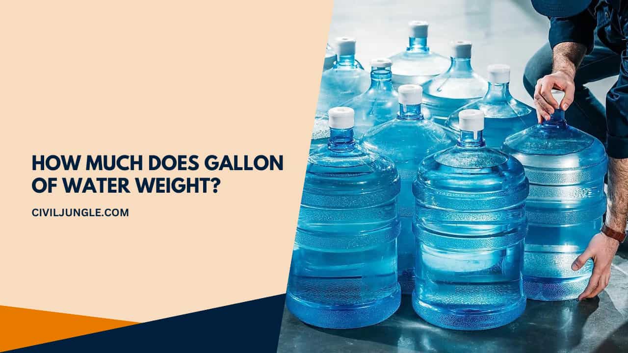 How Much Does Gallon of Water Weight