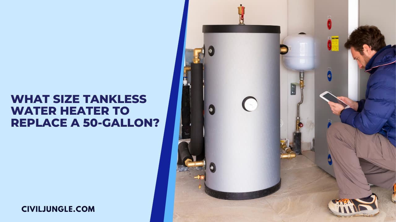 What Size Tankless Water Heater to Replace a 50-Gallon?