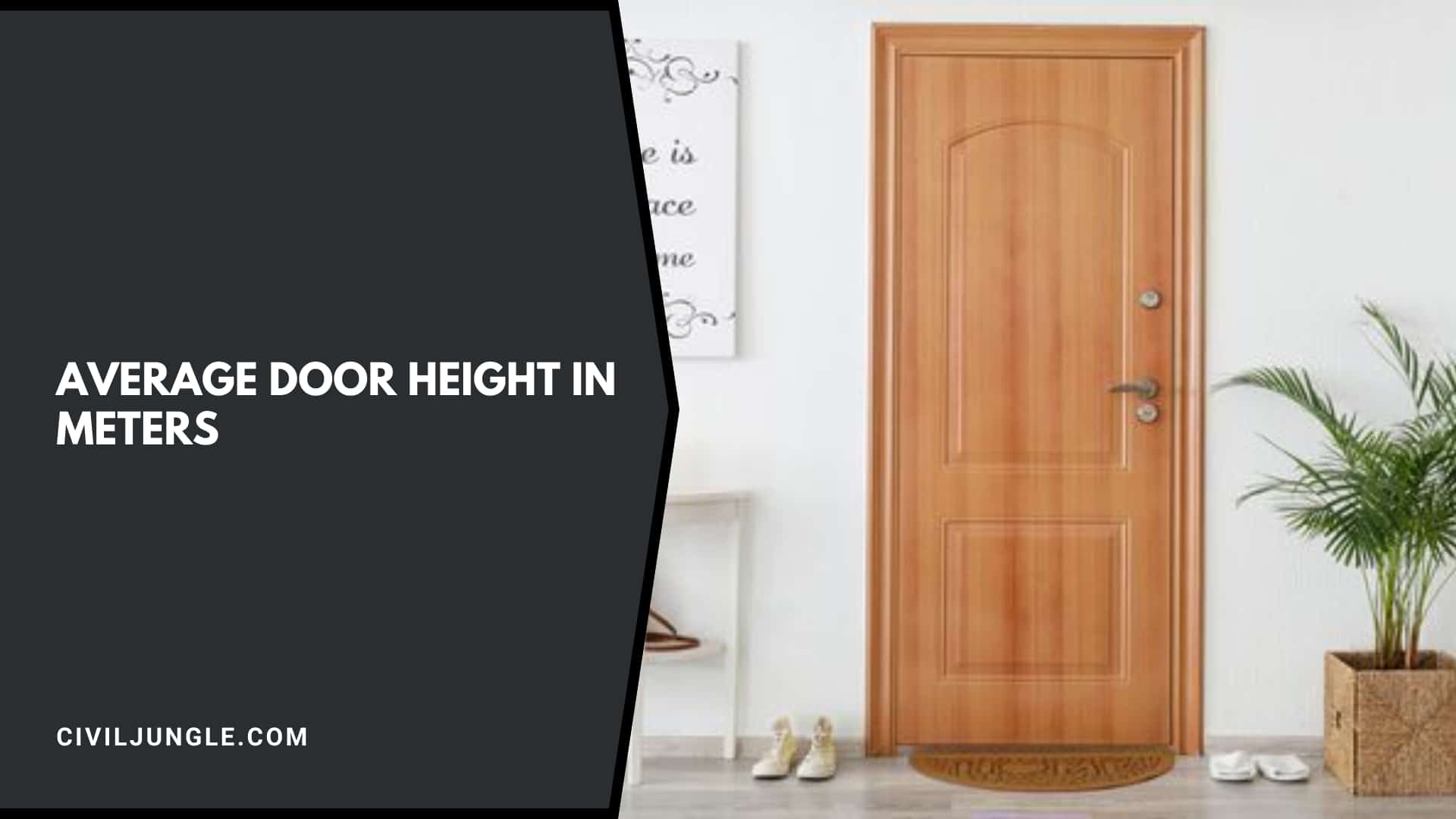 Average Door Height in Meters
