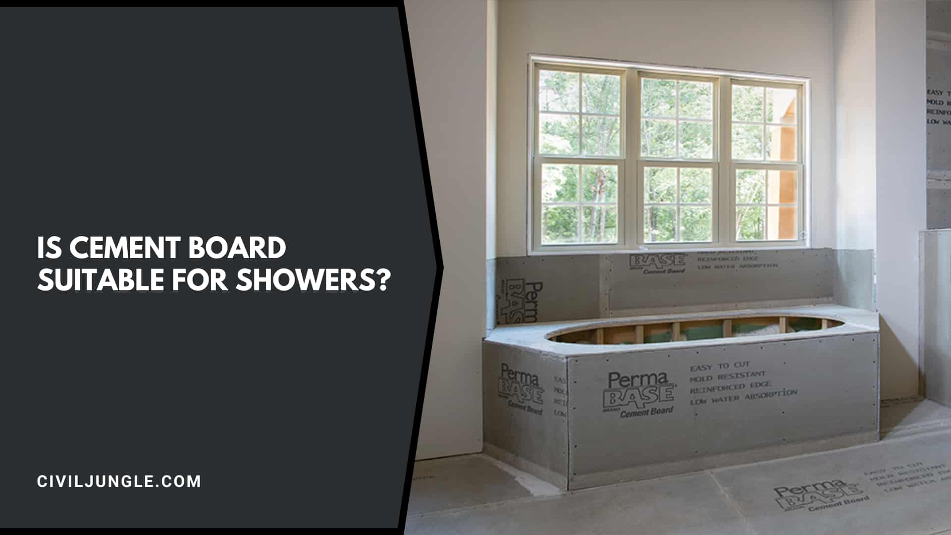 Is Cement Board Suitable for Showers?