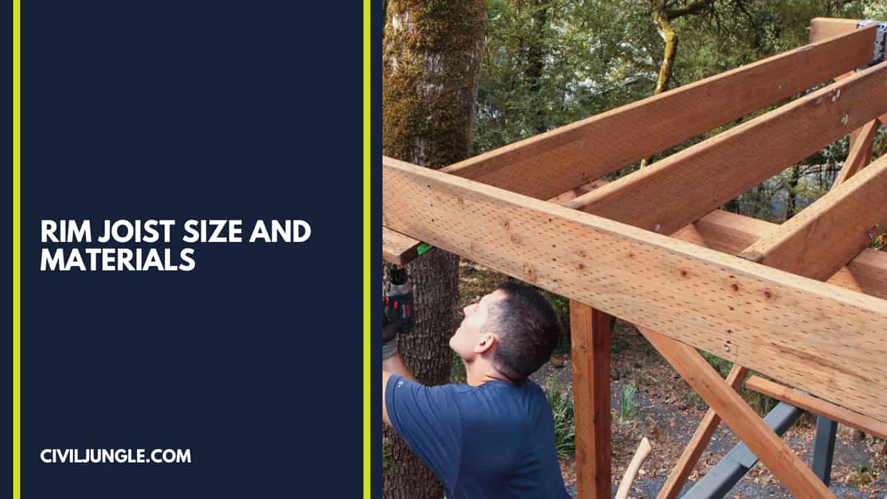 Rim Joist Size and Materials