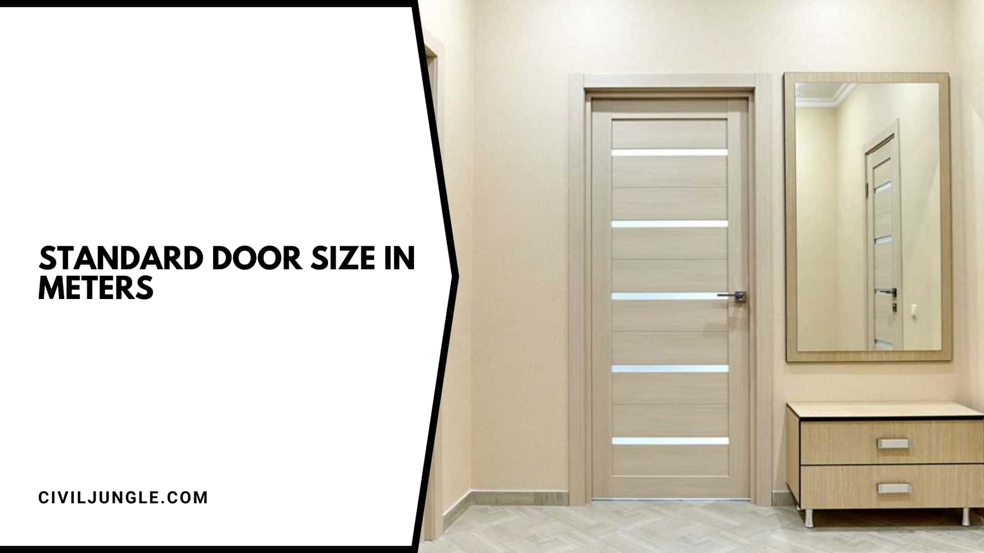 Standard Door Size in Meters