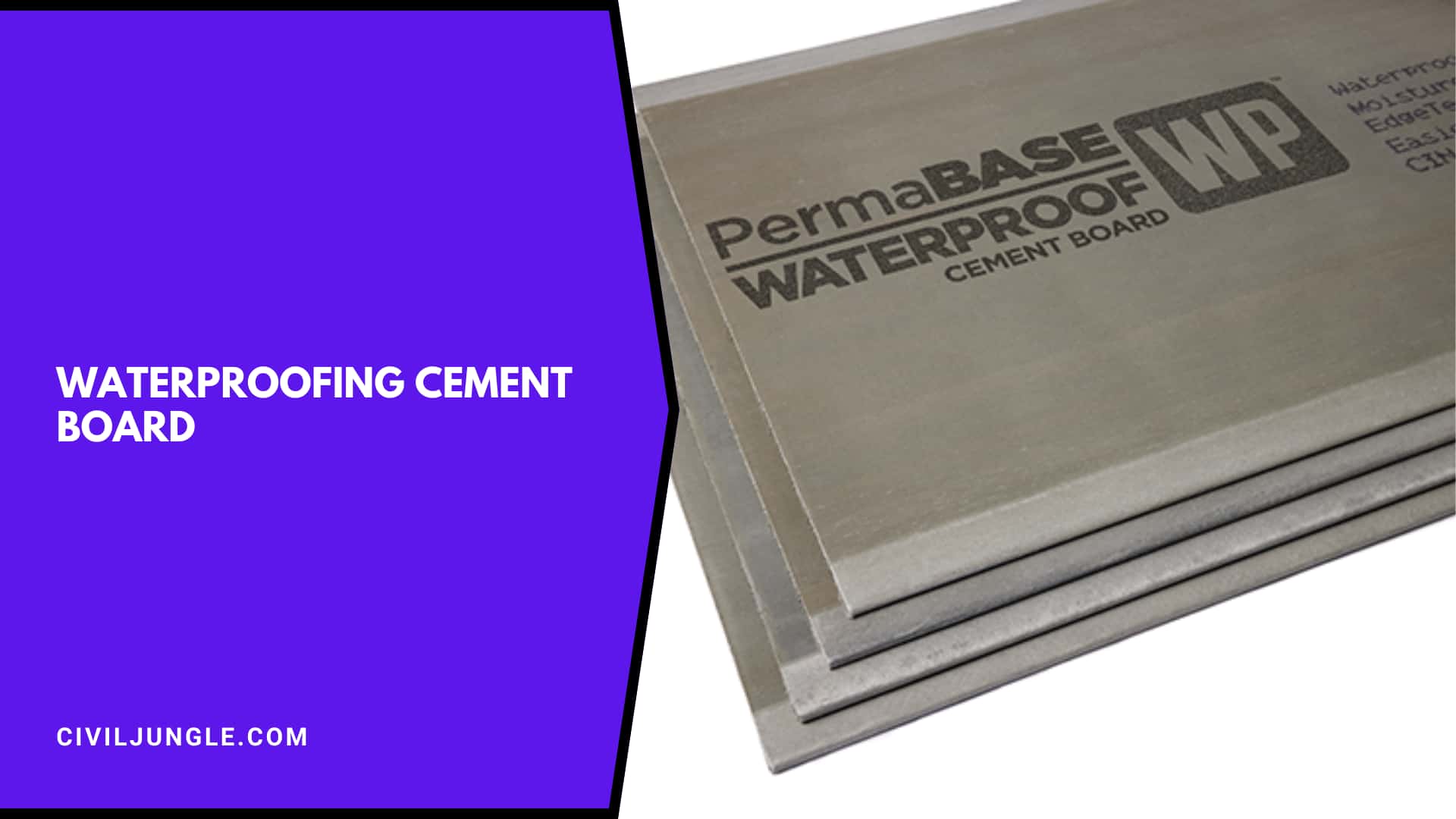 Waterproofing Cement Board