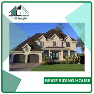 Beige Siding House