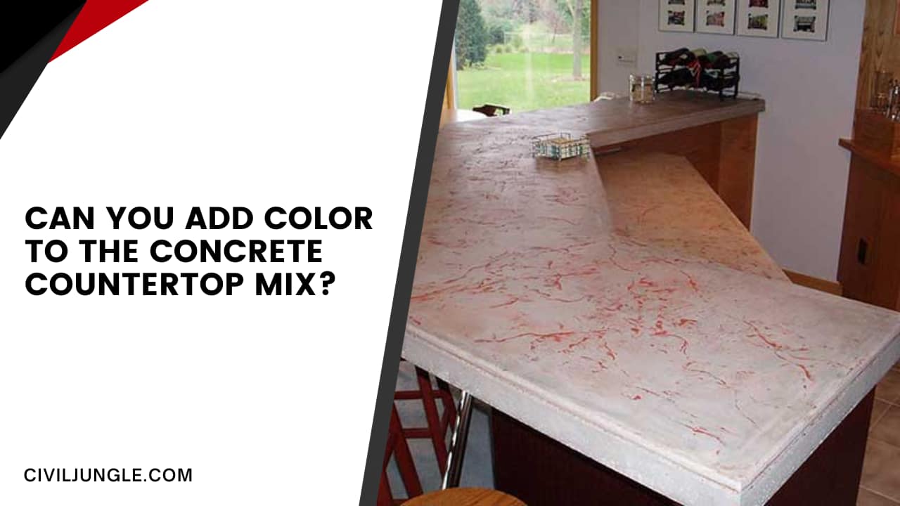 Can You Add Color To the Concrete Countertop Mix?