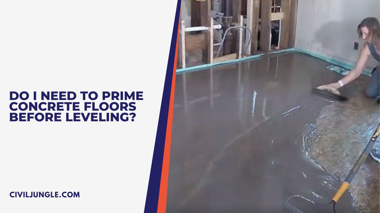 Do I Need to Prime Concrete Floors Before Leveling?