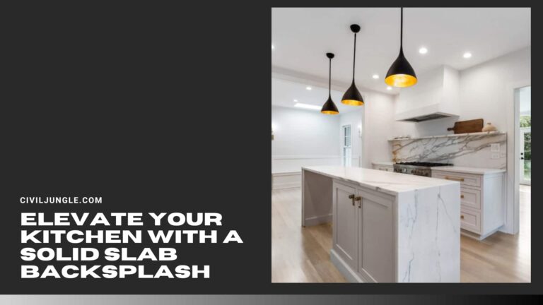 Elevate Your Kitchen with a Solid Slab Backsplash: A Stylish and Practical Choice