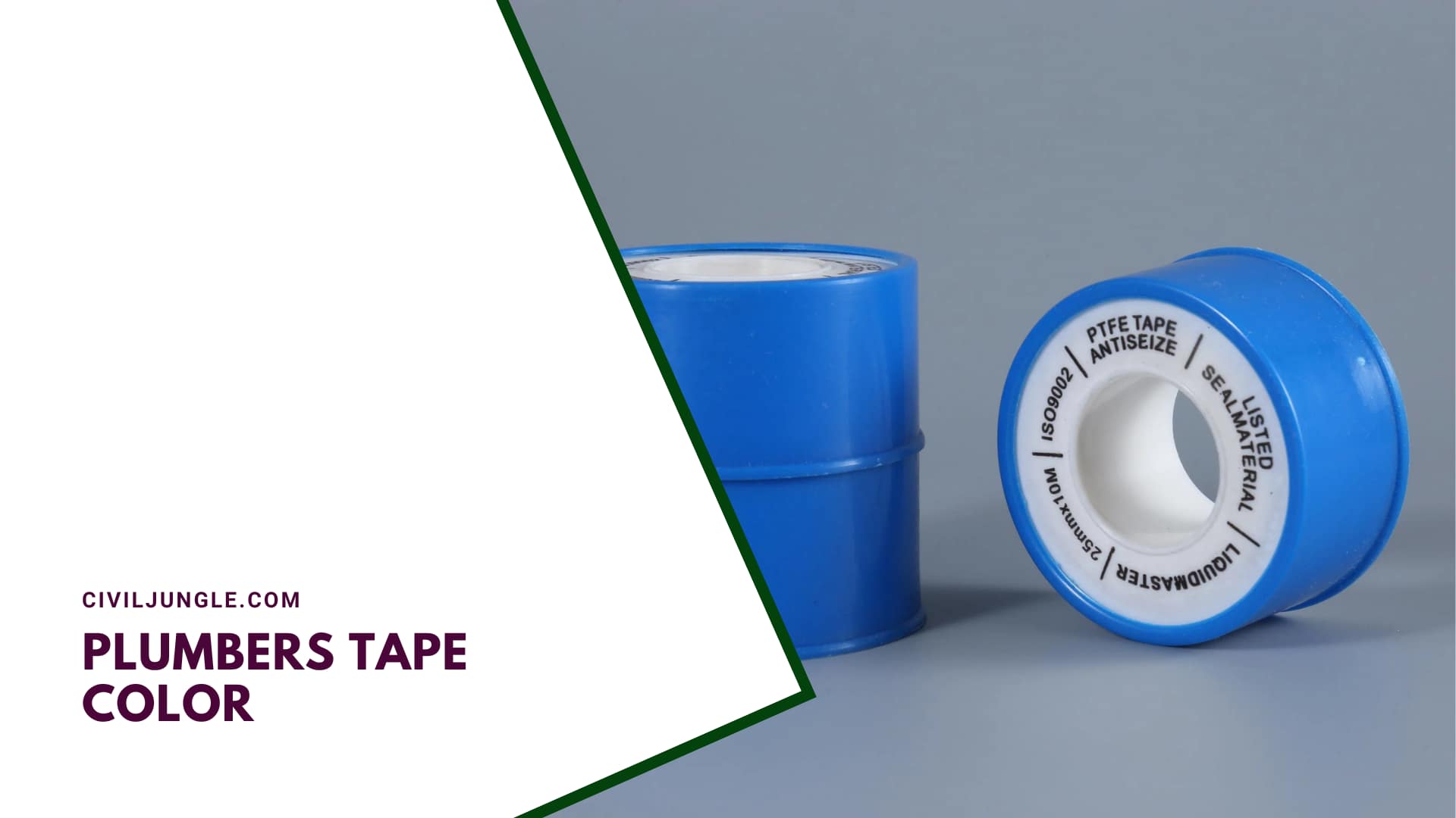 Plumbers Tape Color